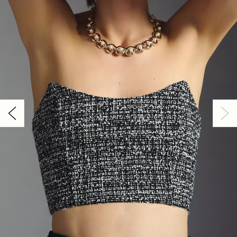 En Saison Noelle Bustier Top - Anthropology